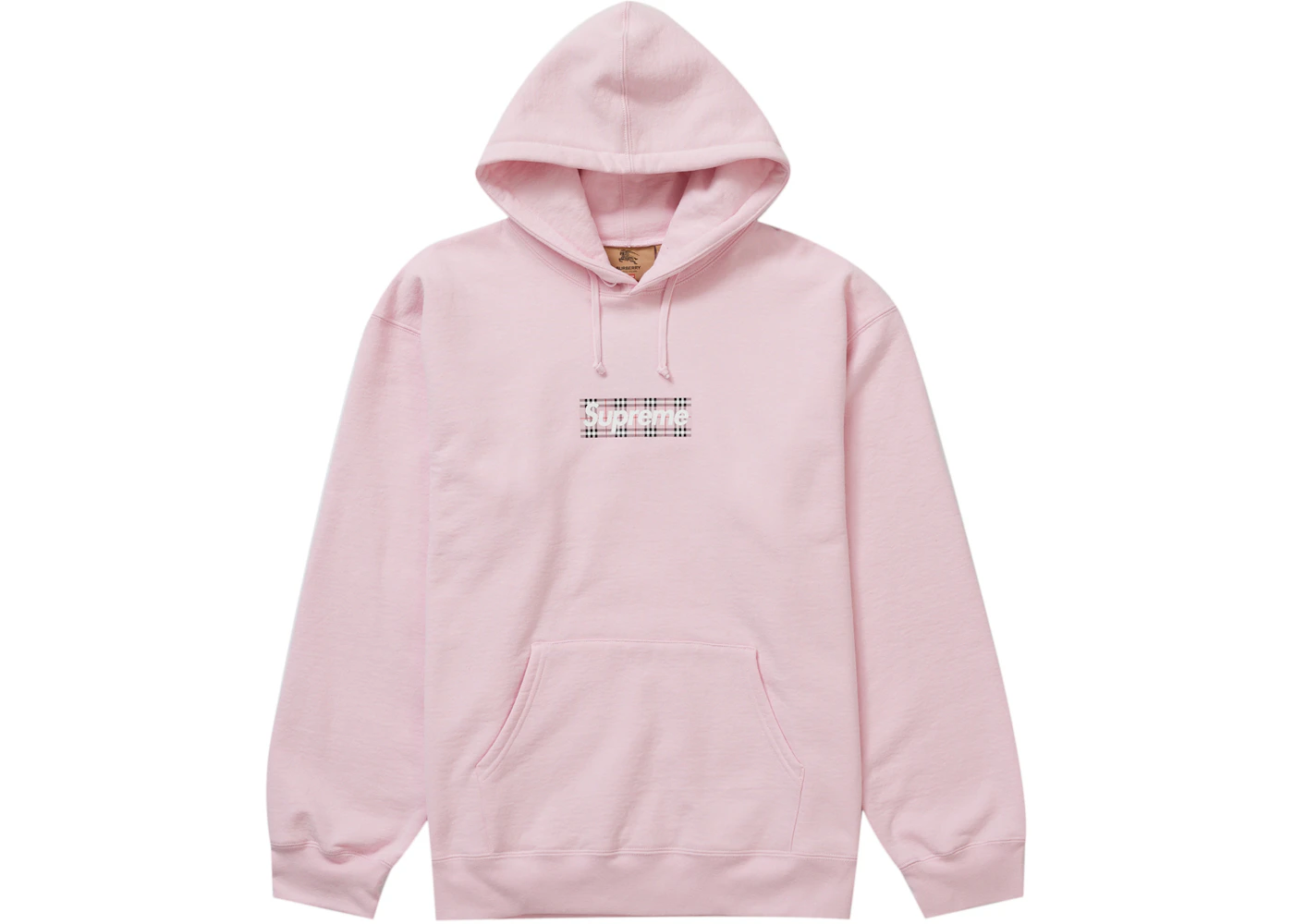 Supreme Hoodie Fluorescent Pink Box Logo Supreme Burberry Box Logo