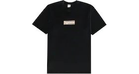 Camiseta Supreme Burberry Box Logo en negro