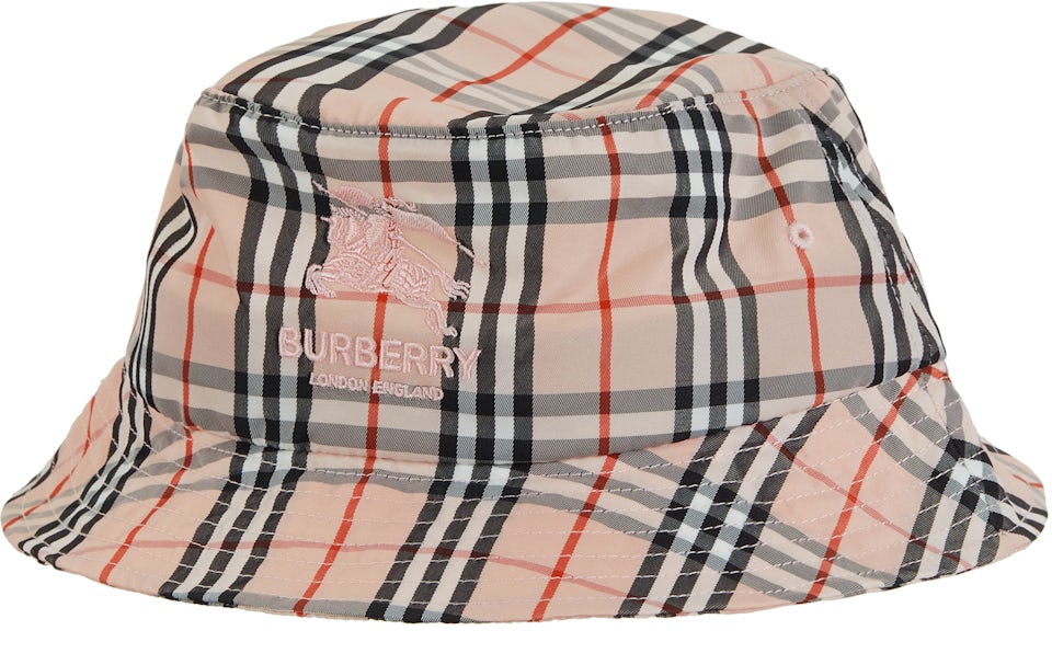 Vintage Authentic Burberry Pink Plaid Tote Bag United Kingdom LARGE
