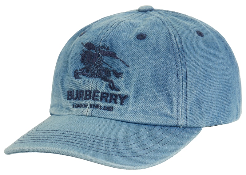 Supreme Burberry Denim 6-Panel Washed Blue - SS22 - CN