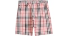 Supreme Burberry Pantalón Corto Denim Rosa