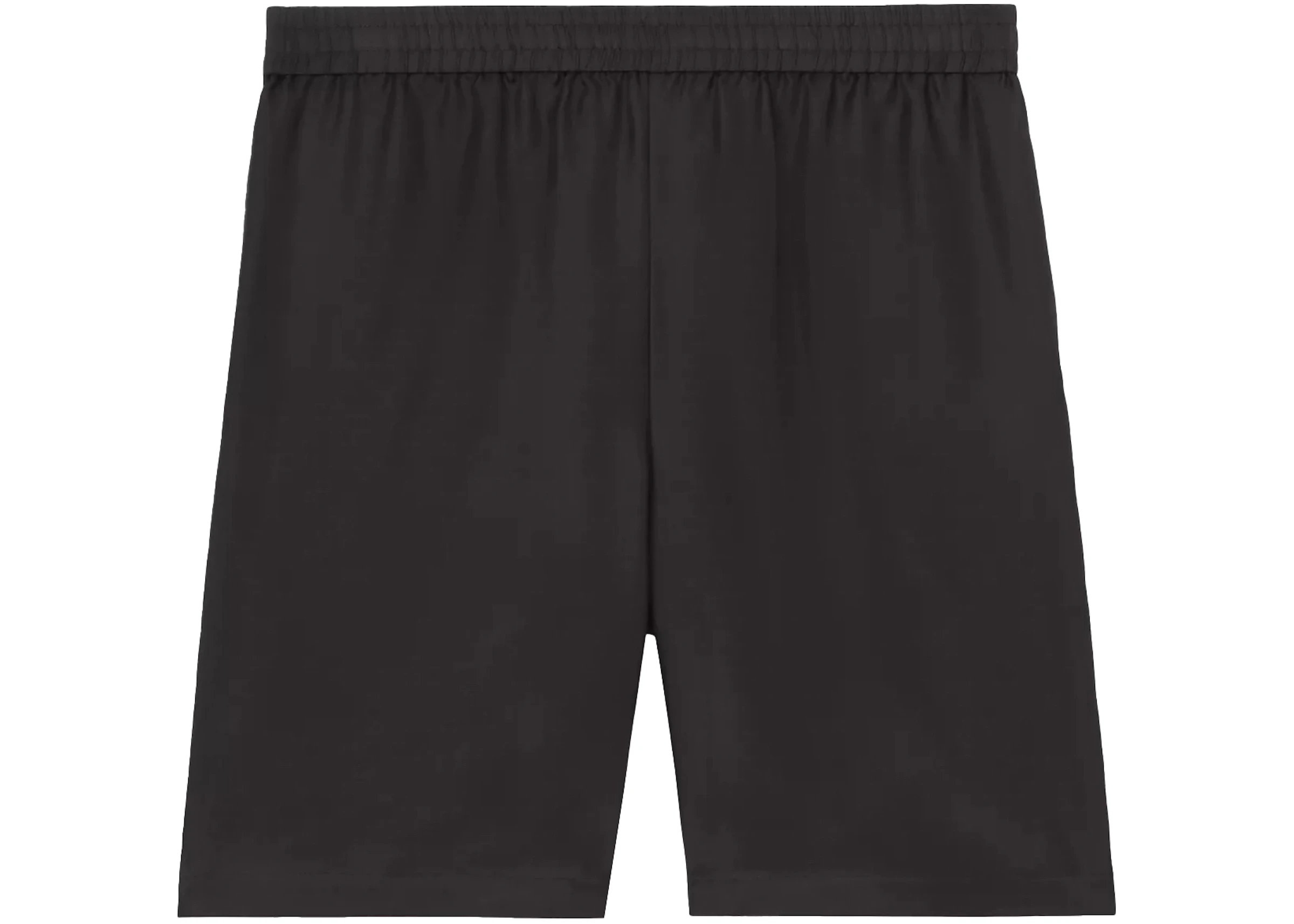 Supreme Burberry Logo Print Silk Twill Shorts Black - SS22 - US