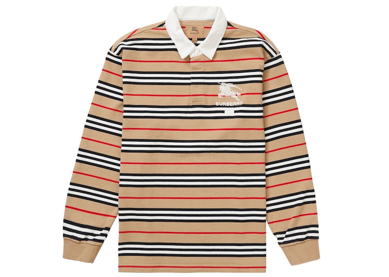 Supreme Burberry Rugby Beige Men's - SS22 - US