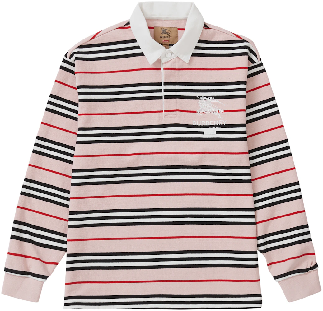 Supreme Burberry Rugby Pink Men's - SS22 - US