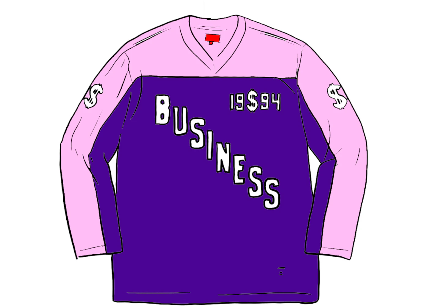 Supreme Business Hockey Jersey Purple Men's SS20 US