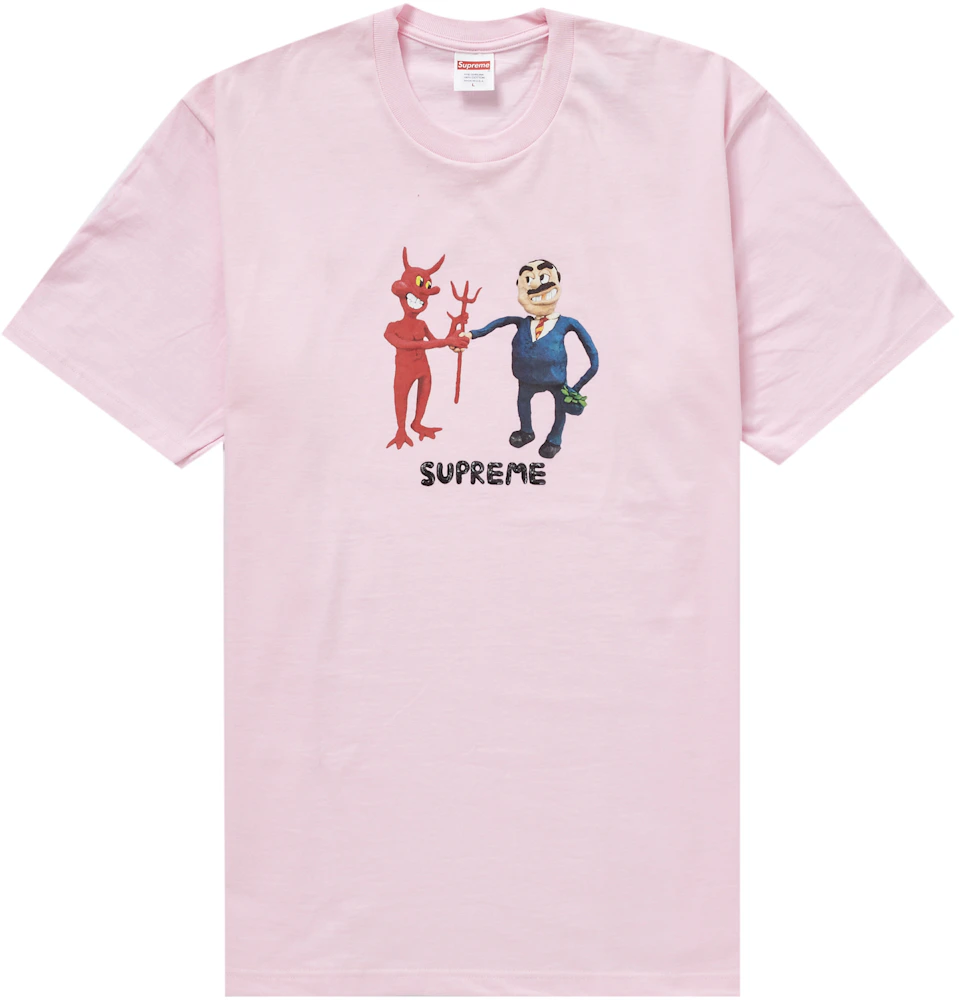 Supreme Business Tee Light Pink Men\'s - SS23 - US