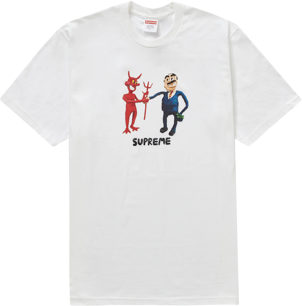 Supreme Business Tee White Men's - SS23 - US