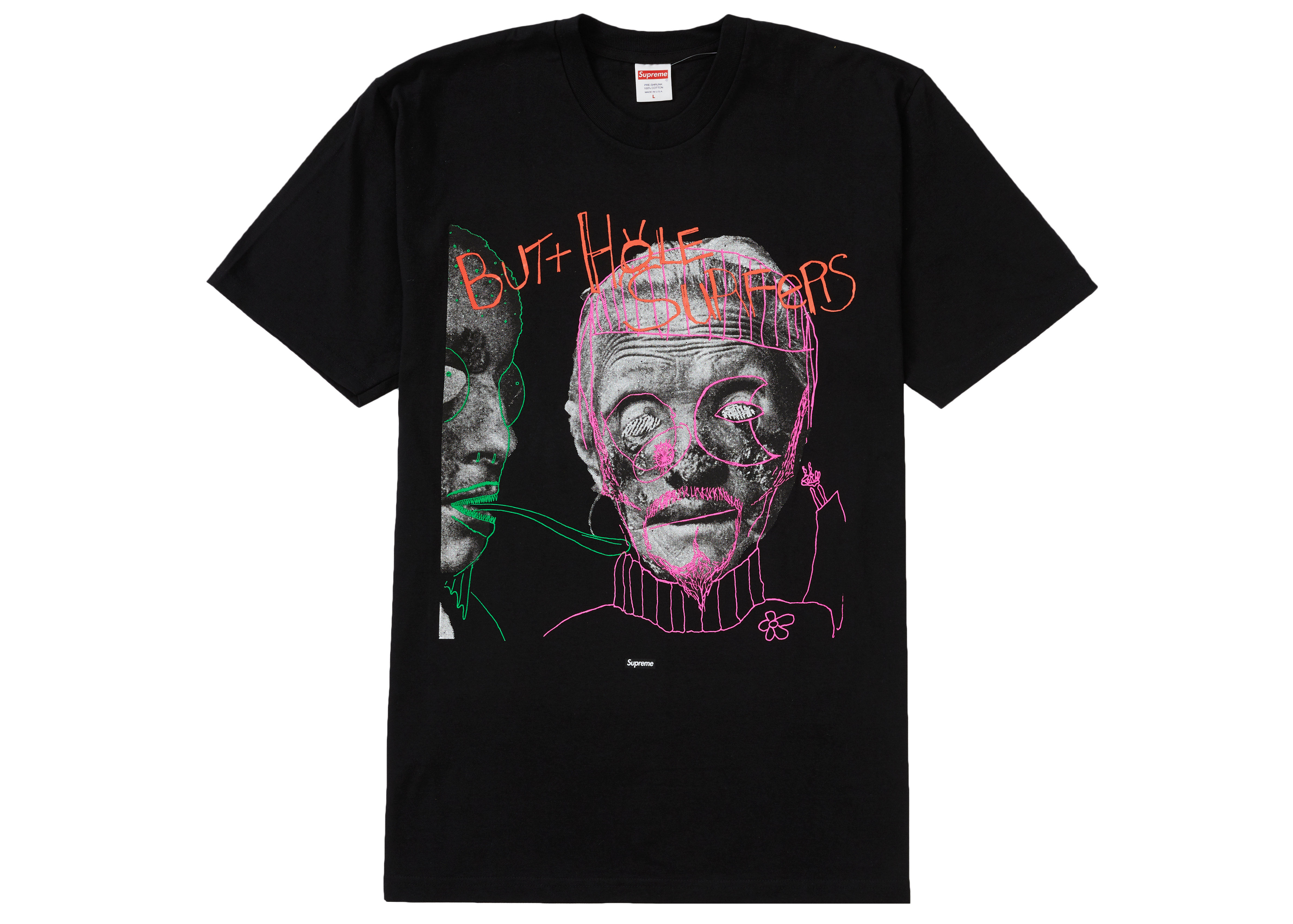 Supreme Butthole Surfers Psychic Tee Black - SS21 男装- CN