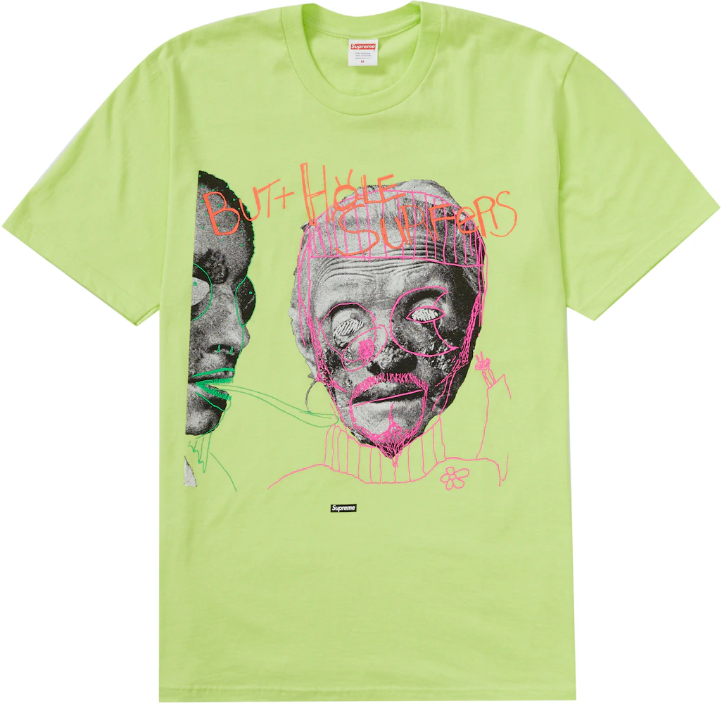 Supreme Butthole Surfers Psychic Tee Neon Green Men's - SS21 - US