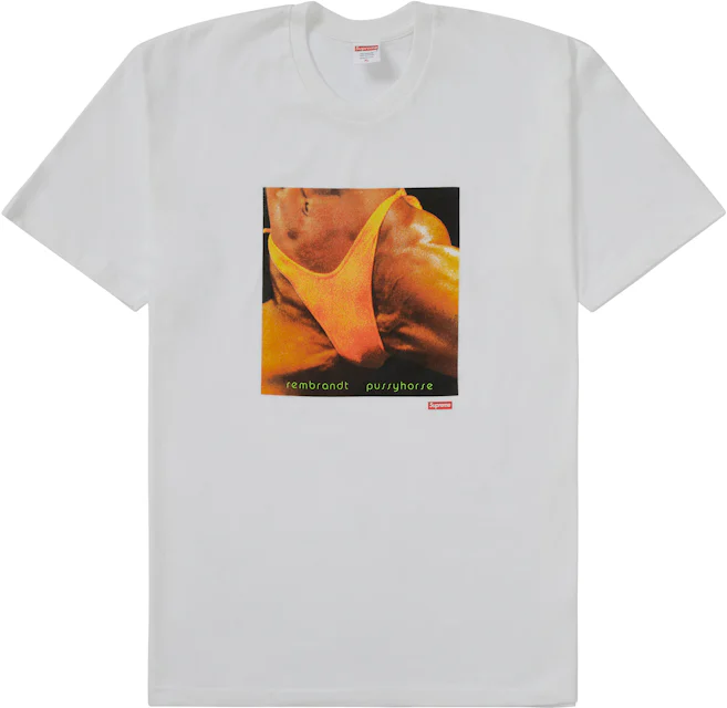 Supreme Butthole Surfers Rembrandt Pussyhorse Tee White Men's - SS21 - US