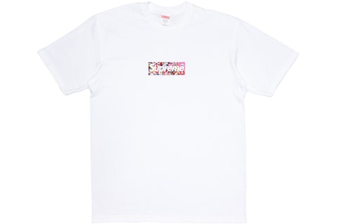 Supreme Takashi Murakami COVID-19 Relief Box Logo Tee White Men's