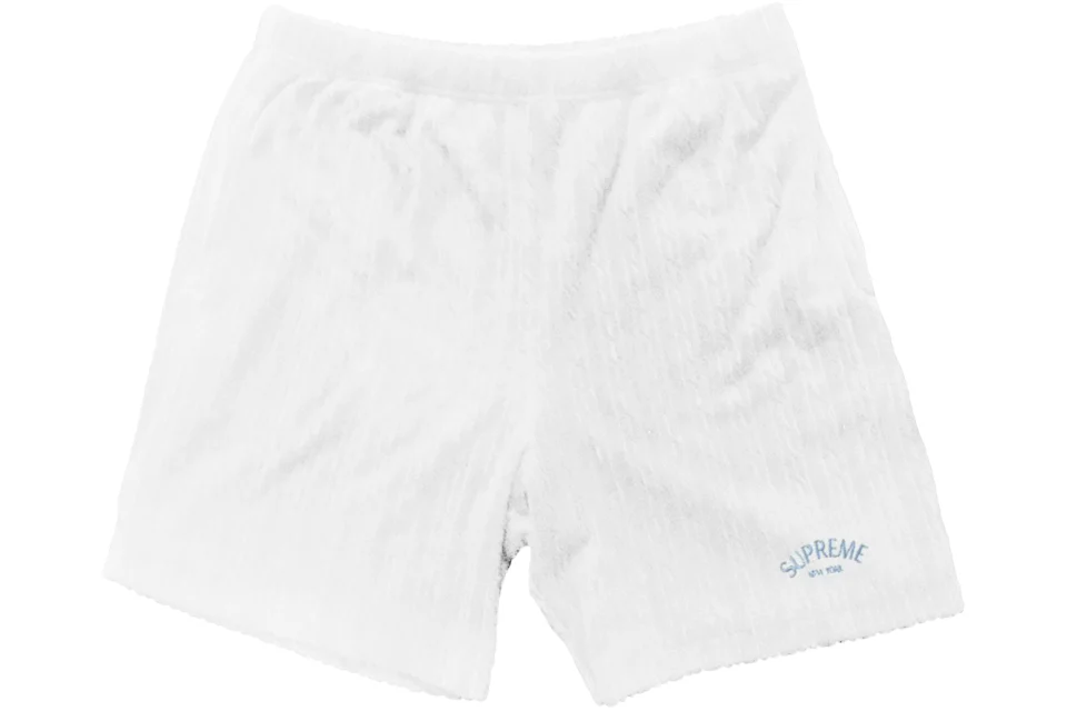 Supreme Cable Knit Terry Short White
