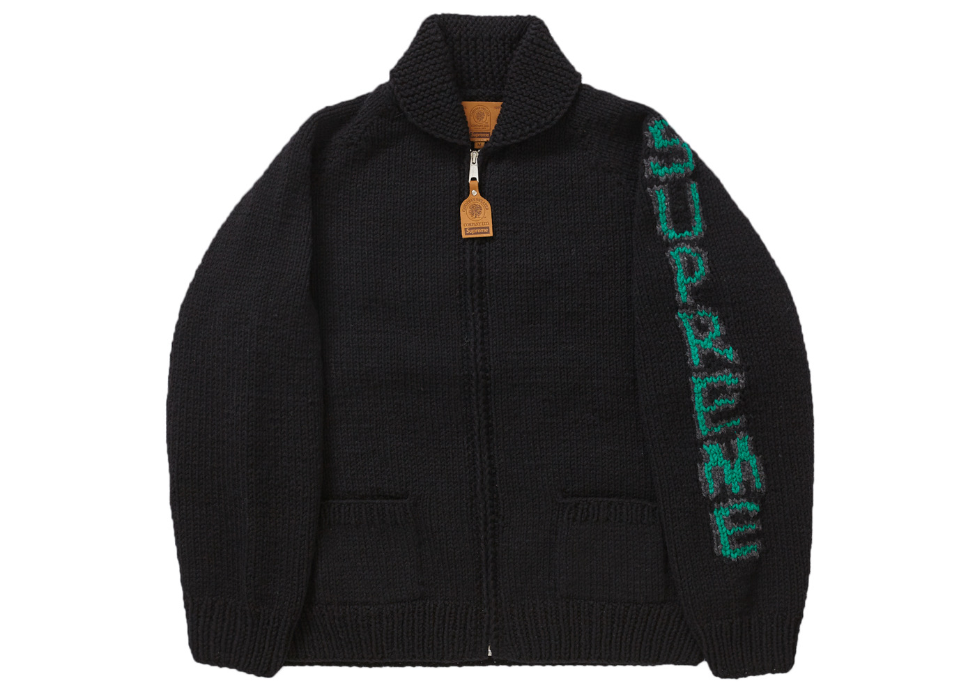 Supreme Camacho Cowichan Sweater Black メンズ - FW23 - JP