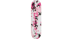 Supreme Camo Logo Skateboard Deck Pink Camo