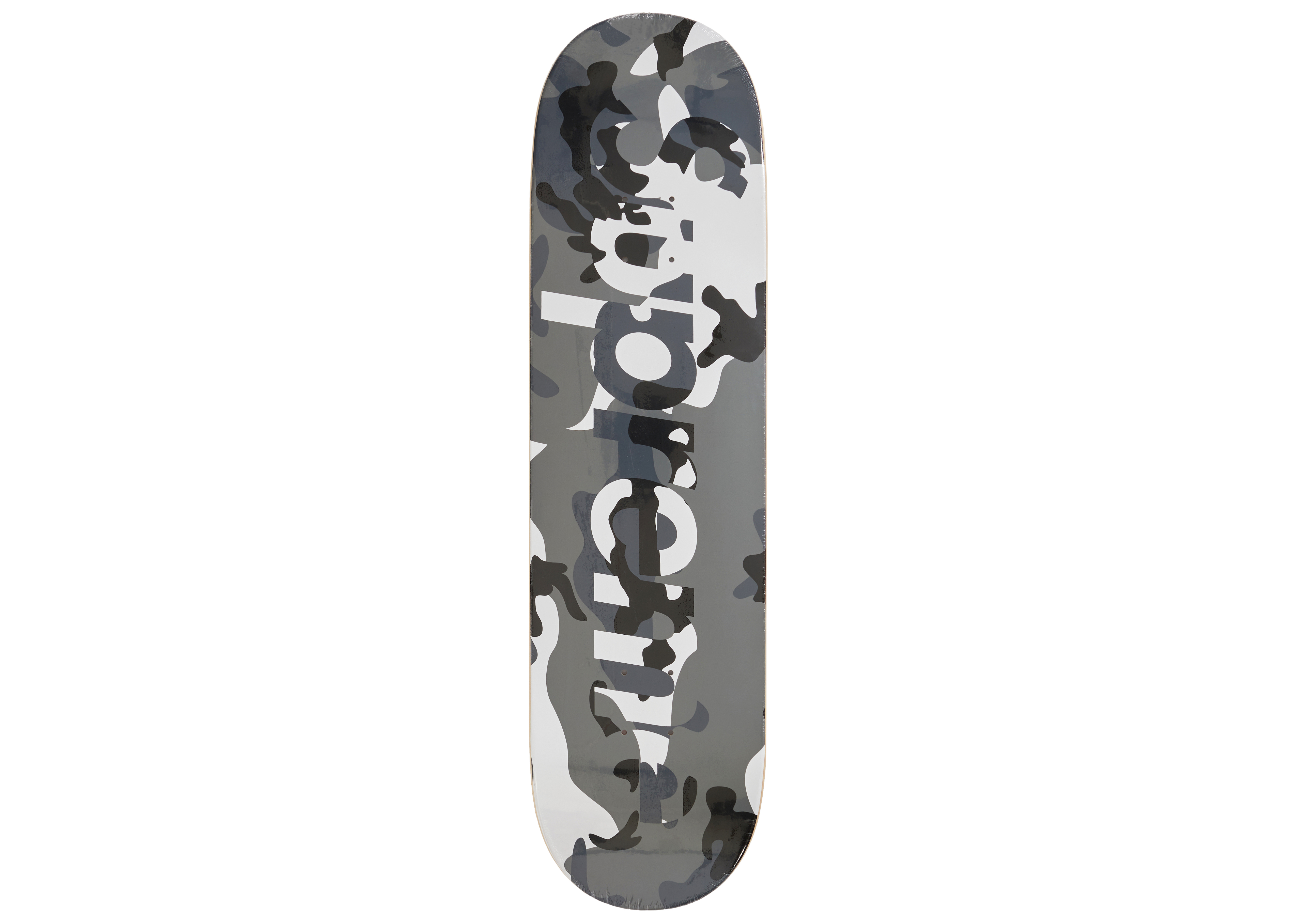 Supreme Camo Logo Skateboard Deck Snow Camo