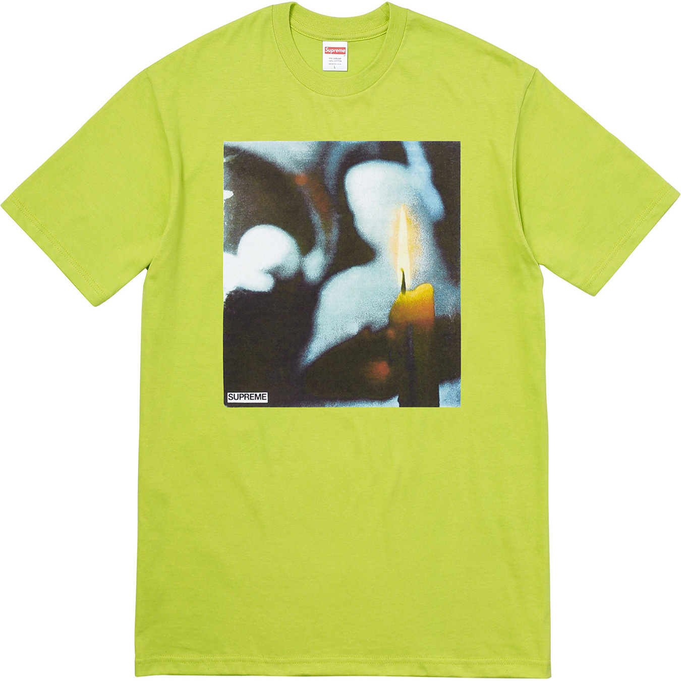 Supreme Candle Tee Lime Men's - FW17 - US