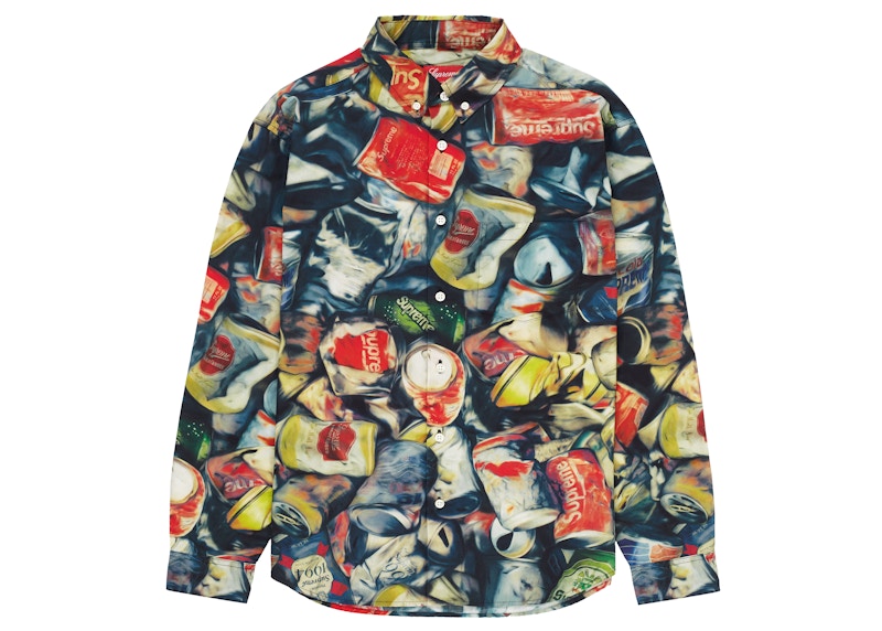 シュプリームシャツsupreme cans shirt