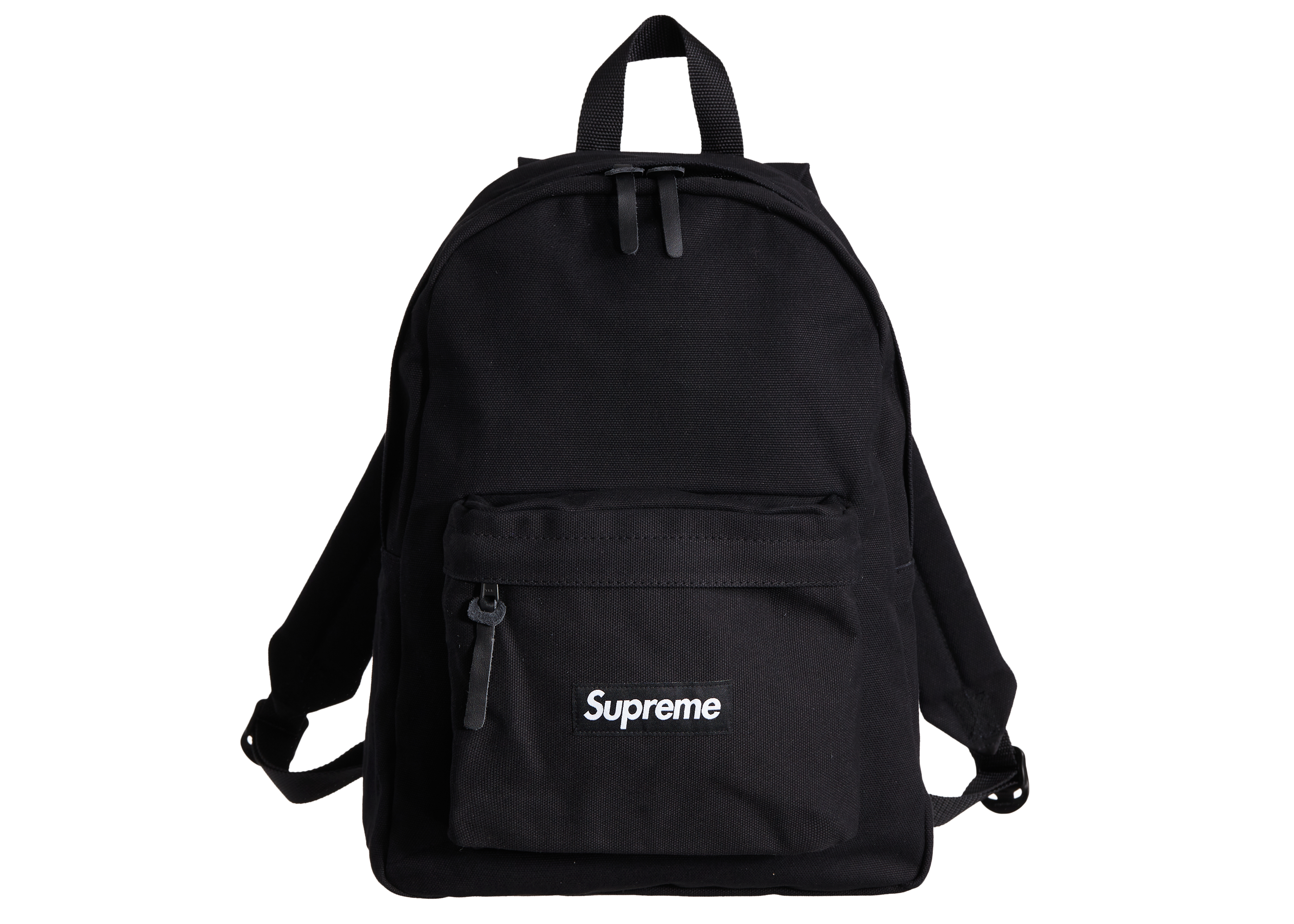 Supreme Canvas Backpack Black バックパックブラック