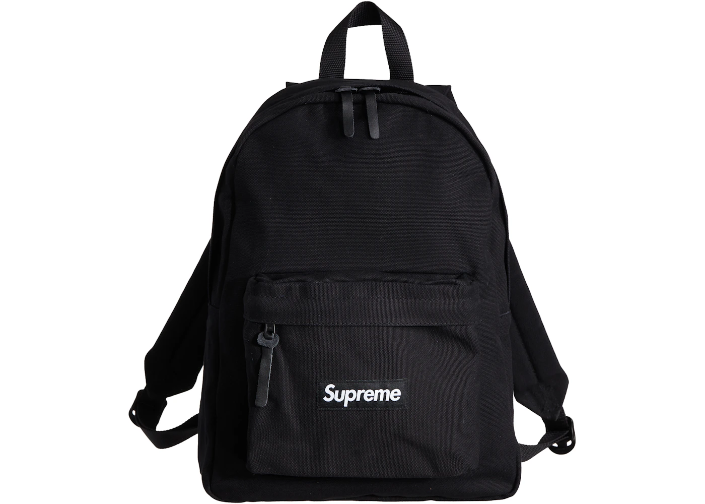 Supreme Canvas Backpack Black US - Main Image