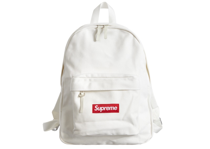 Supreme Canvas Backpack White