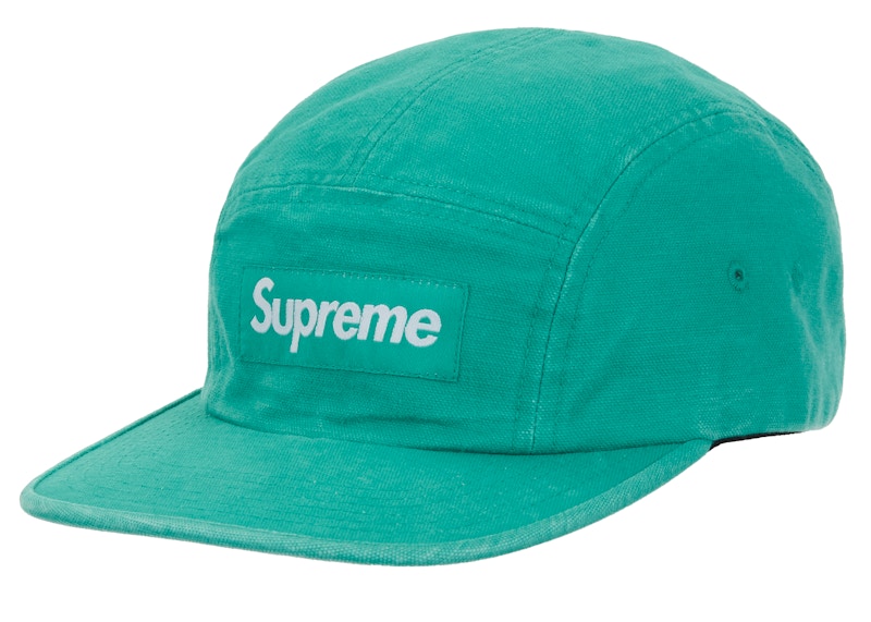 Supreme Canvas Camp Cap Green - US