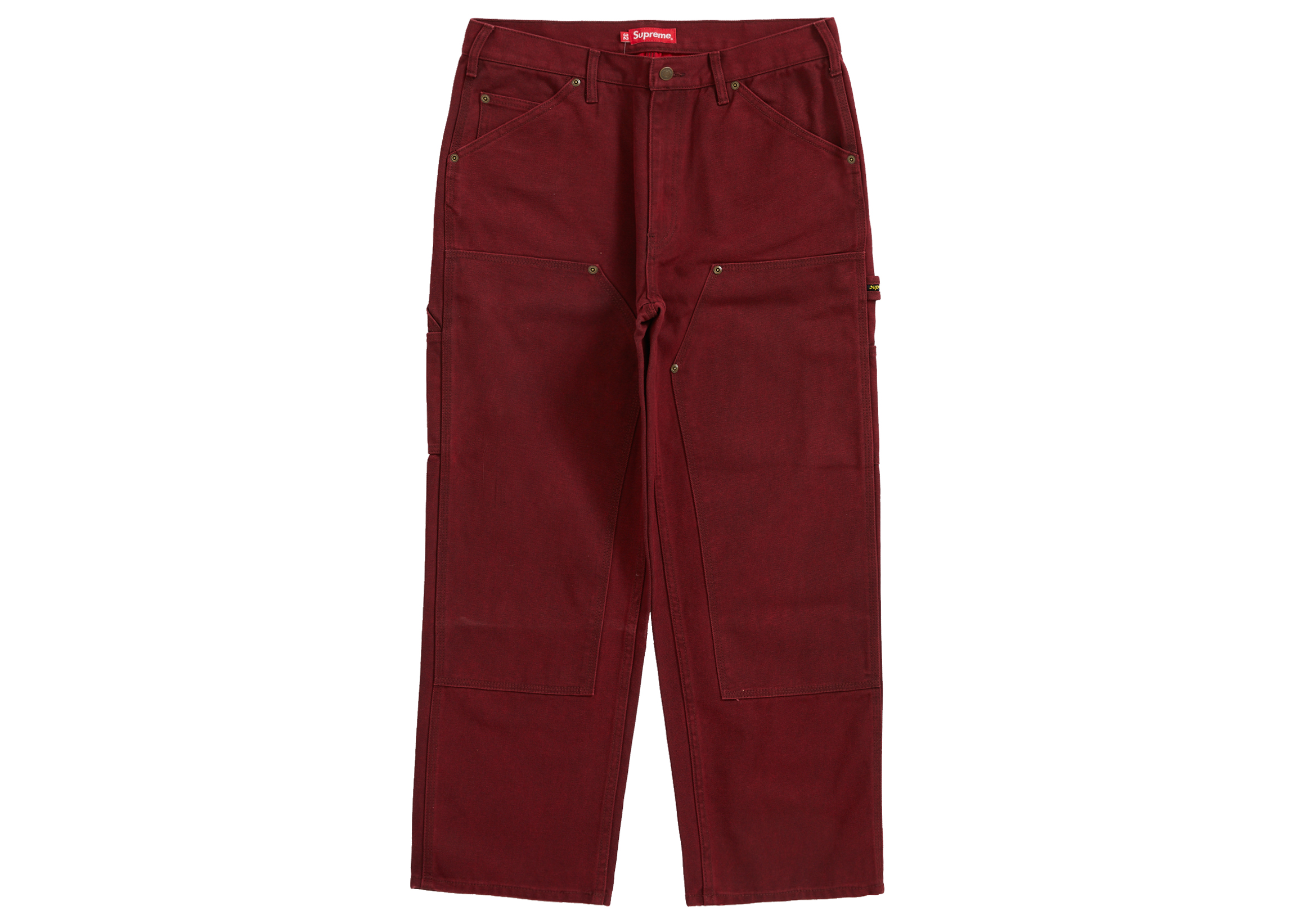 Supreme Canvas Double Knee Painter Pant Red