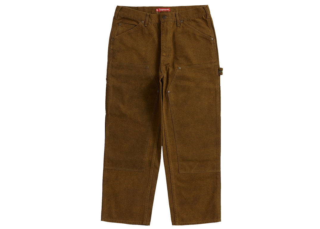 Pre-owned Supreme Canvas Double Knee Painter Pant Tan
