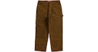 Supreme Lienzo Pantalón de pintor doble rodilla tostado