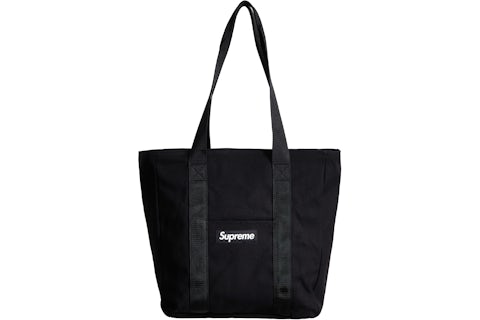 Supreme Canvas Tote Black FW20 US