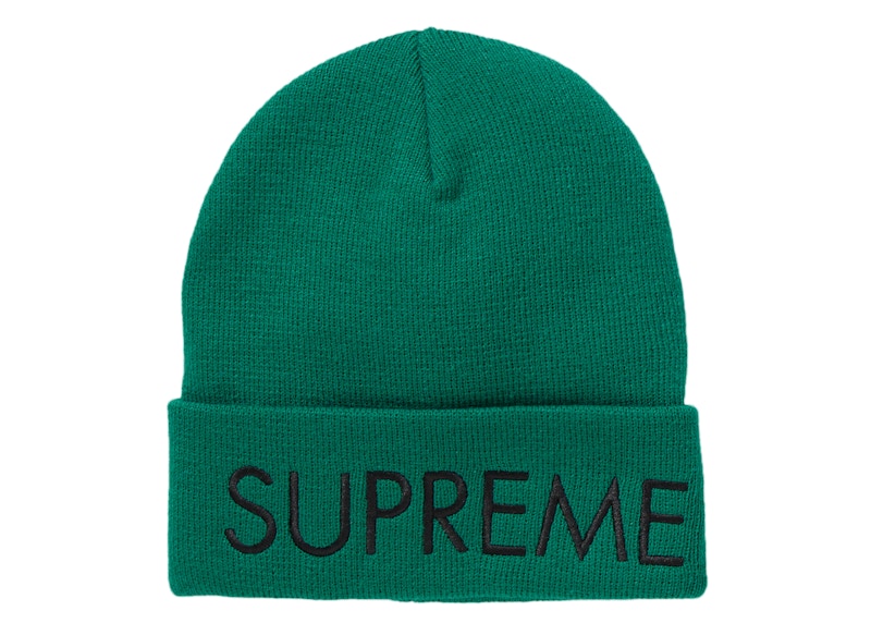 Supreme Capital Beanie Dark Aqua - FW22 - JP