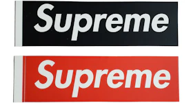 Supreme Carbon Fiber Box Logo Sticker Set