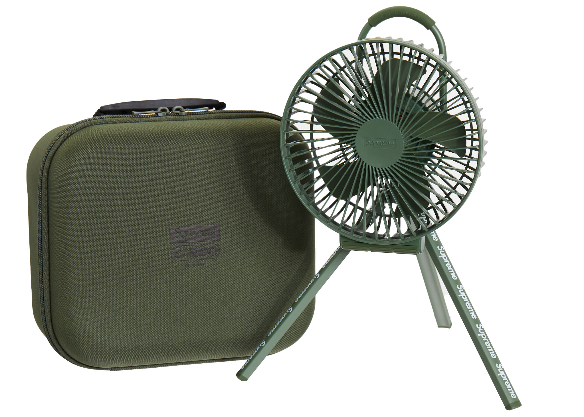Supreme Cargo Container Electric Fan Olive - FW23 - US