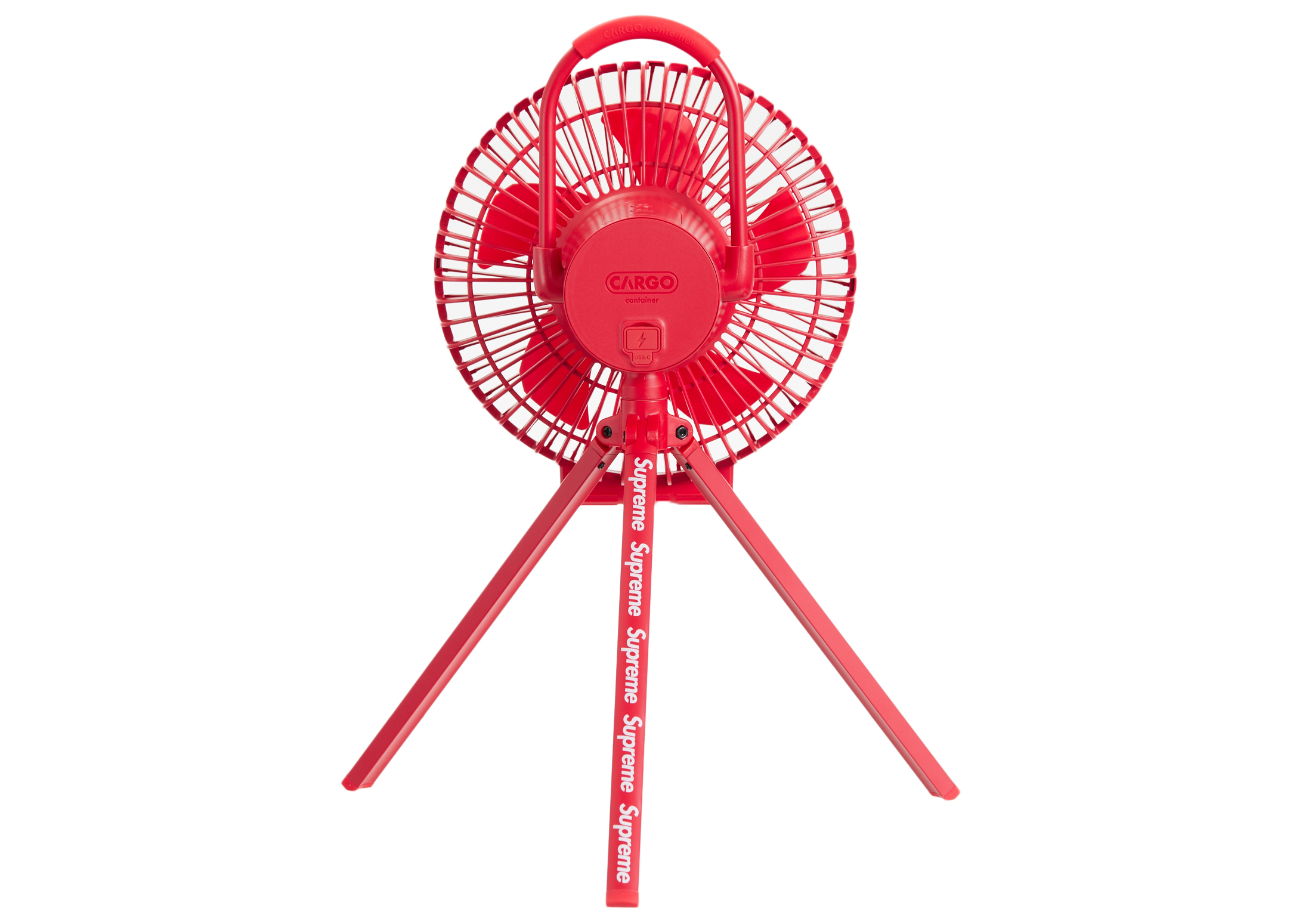 Supreme Cargo Container Electric Fan Red冷暖房・空調