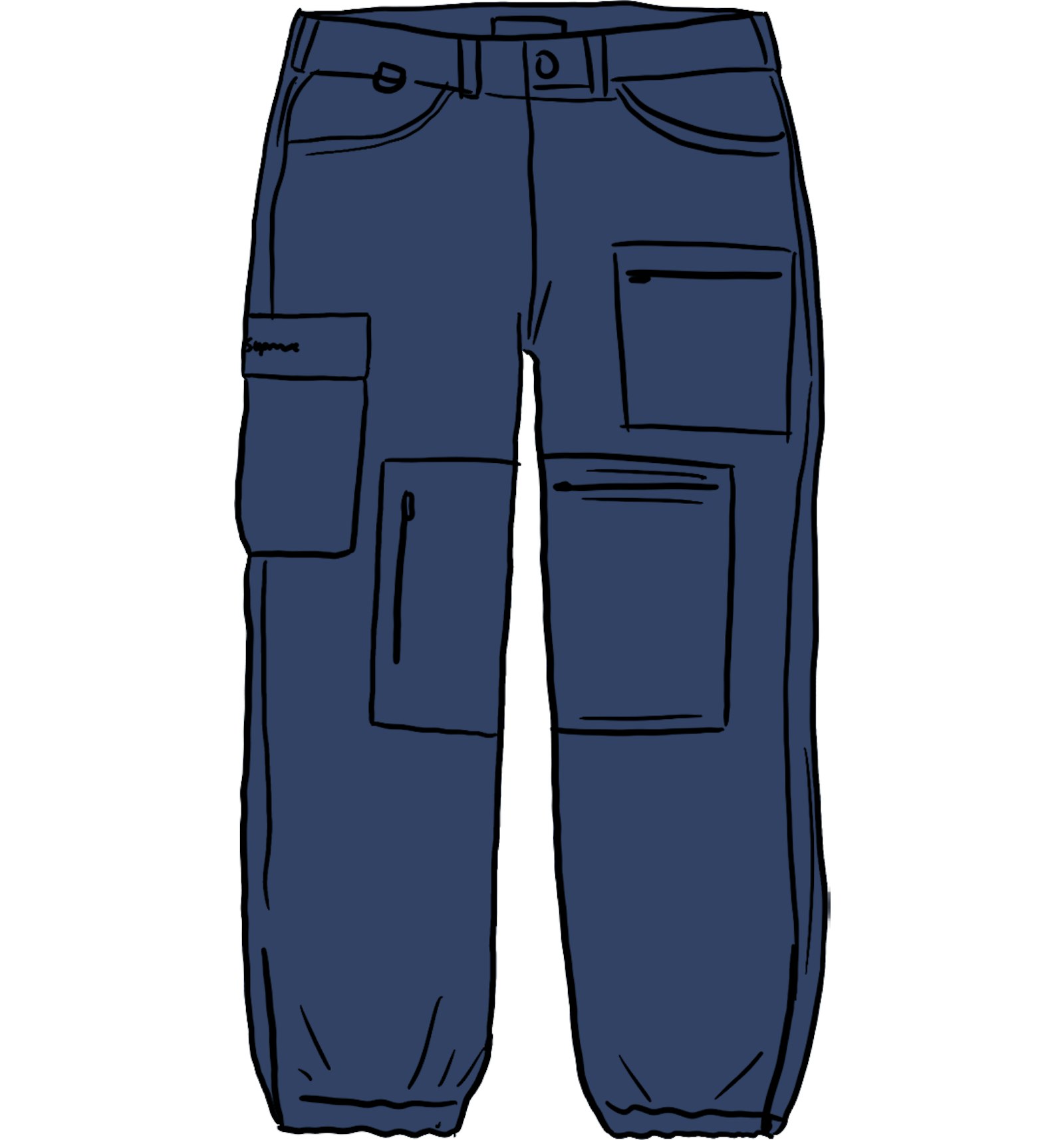 Supreme Cargo Flight Pant (SS21) Navy