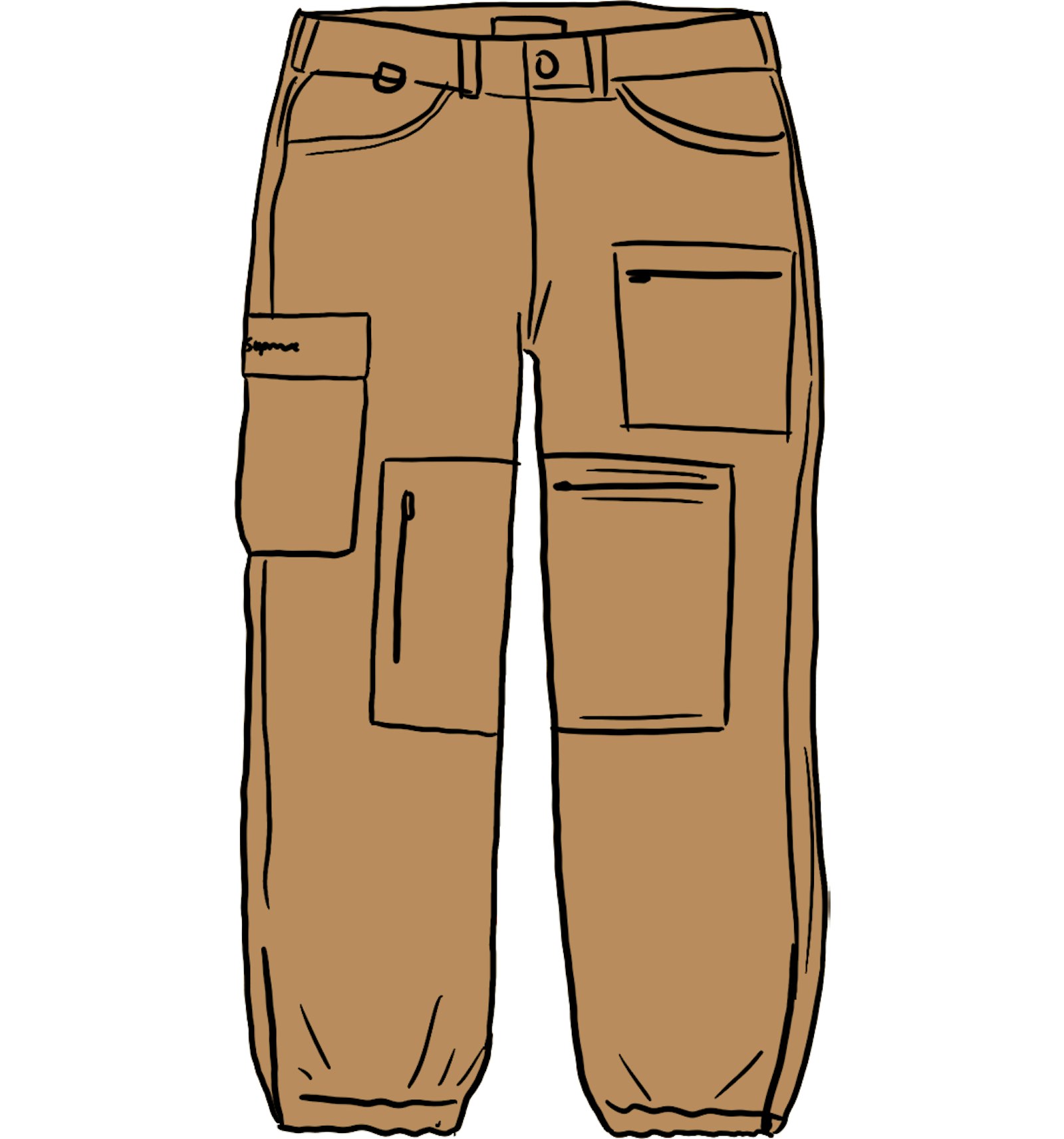 Supreme Cargo Flight Pant (SS21) Tan