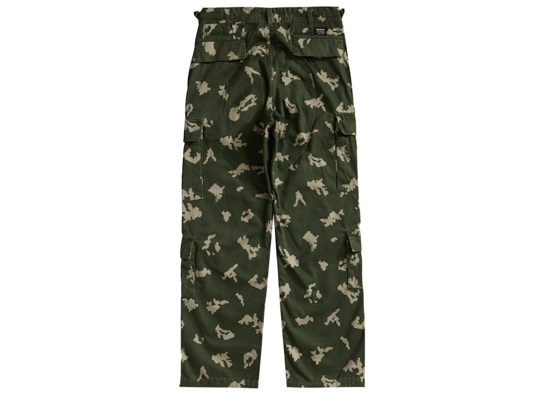 Pre-owned Supreme Cargo Pant (fw21) Olive Russian Camo