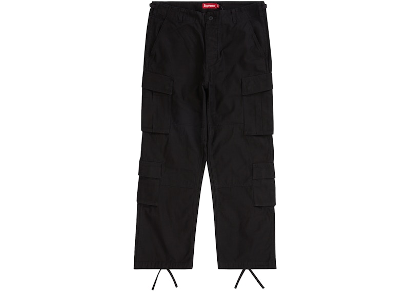 Supreme Cargo Pant Black Men's - FW23 - GB