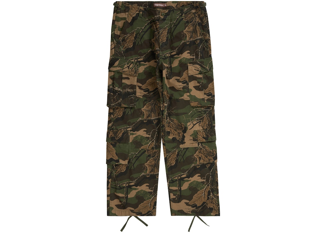 Pre-owned Supreme Cargo Pant (fw22) Branch Woodland Camo
