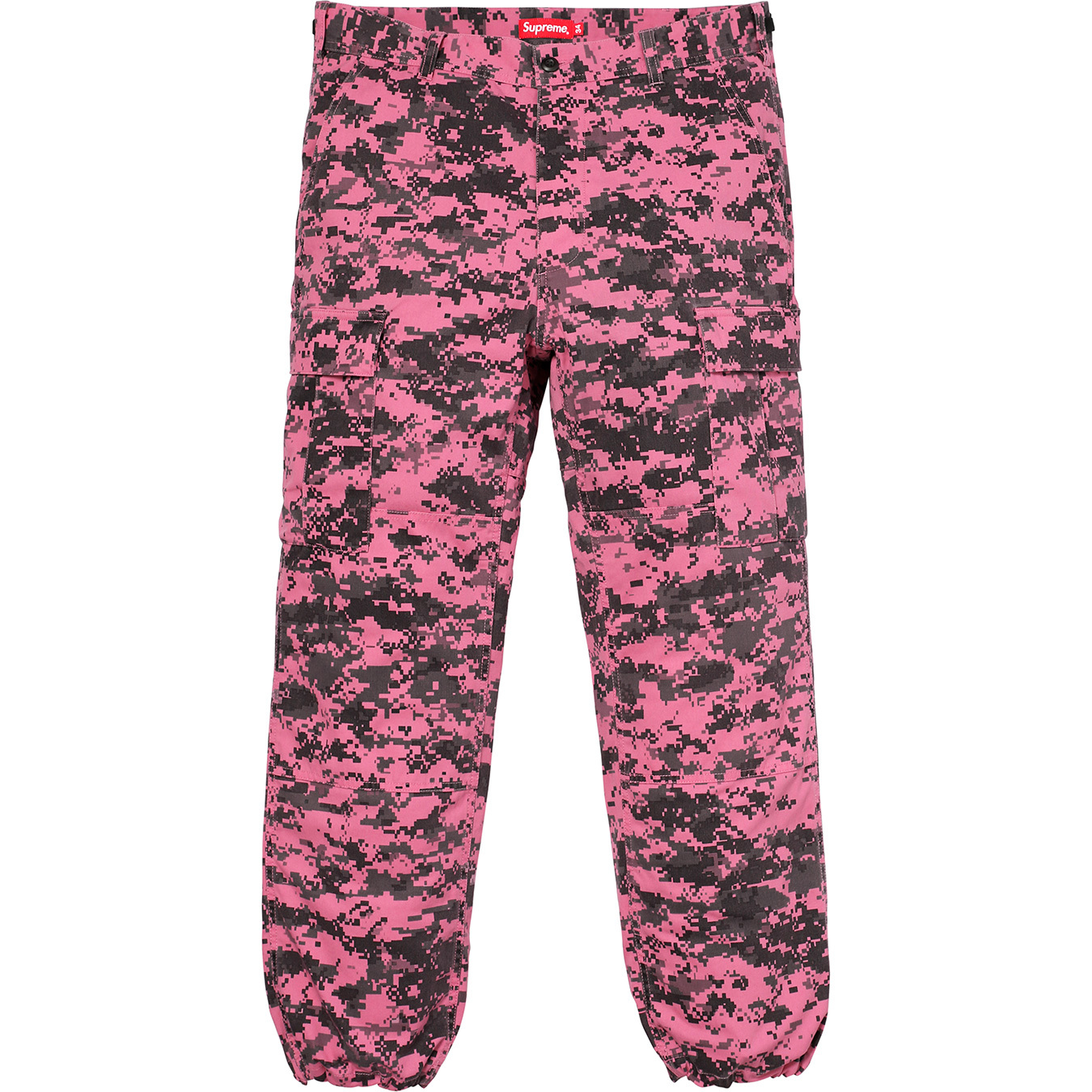 Supreme Cargo Pant Pink Digi Camo Men's - FW17 - GB
