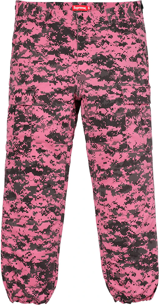 Supreme Cargo Pant Pink Digi Camo Men's - FW17 - US
