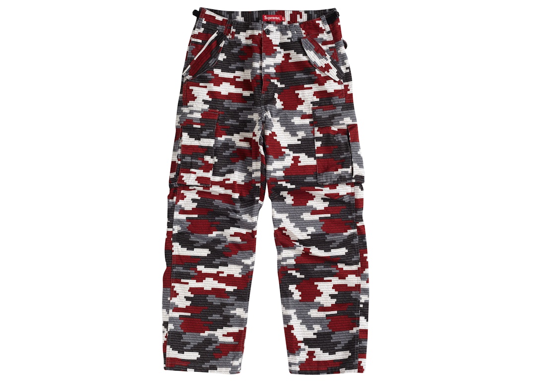 Pre-owned Supreme Cargo Pant Red Camo