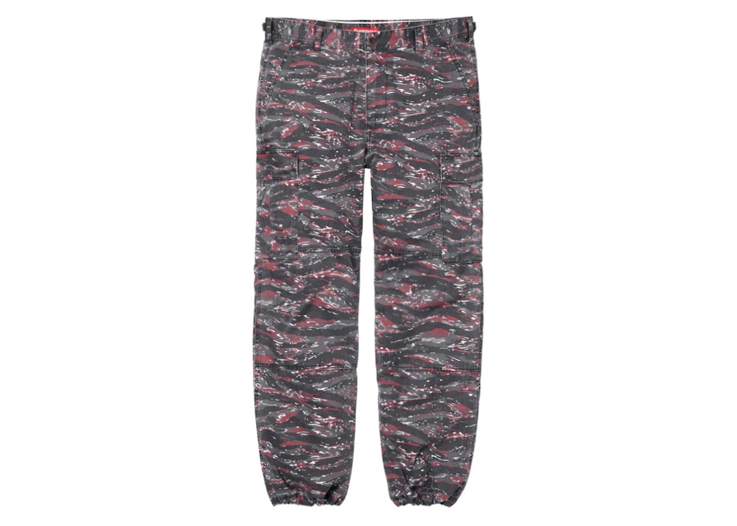 Pre-owned Supreme Cargo Pant (ss24) Red Tiger Camo