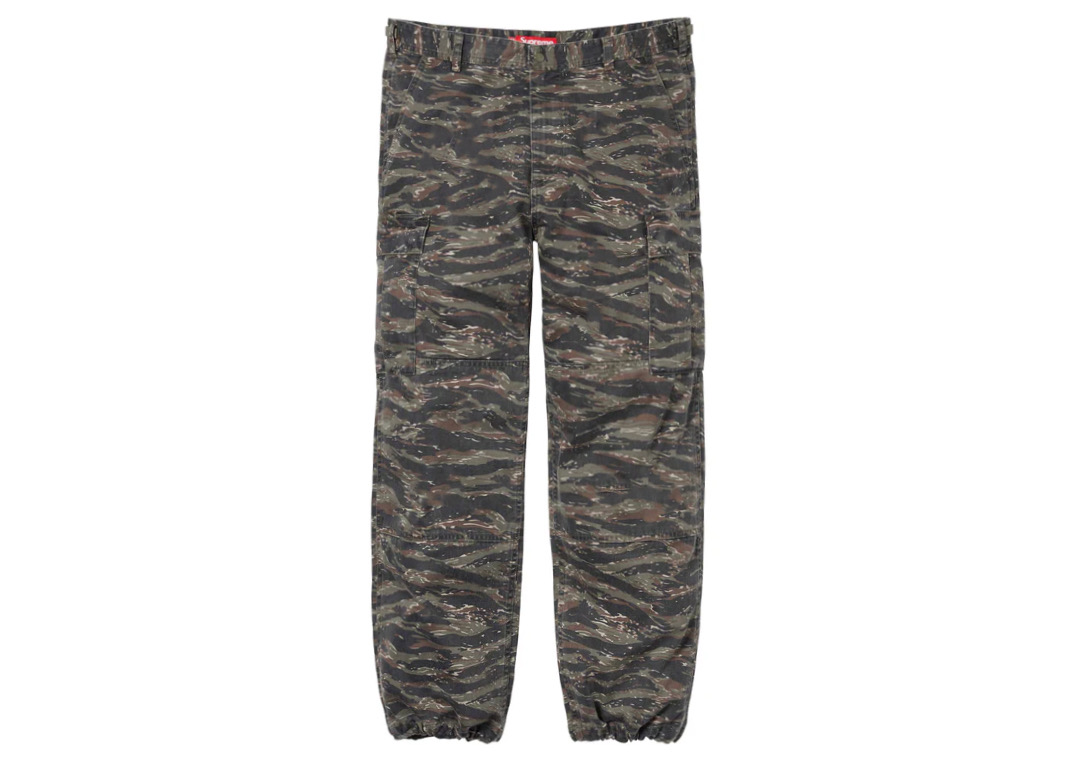 Supreme Cargo Pant (SS24) Olive Tiger Camo Men's - SS24 - US