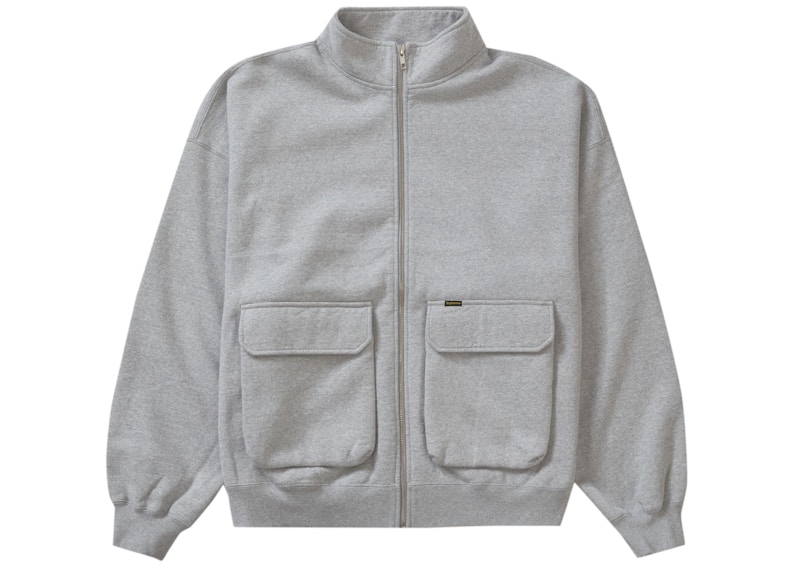 supreme cargo pocket zip up sweatshirttwiceジヒョ着用