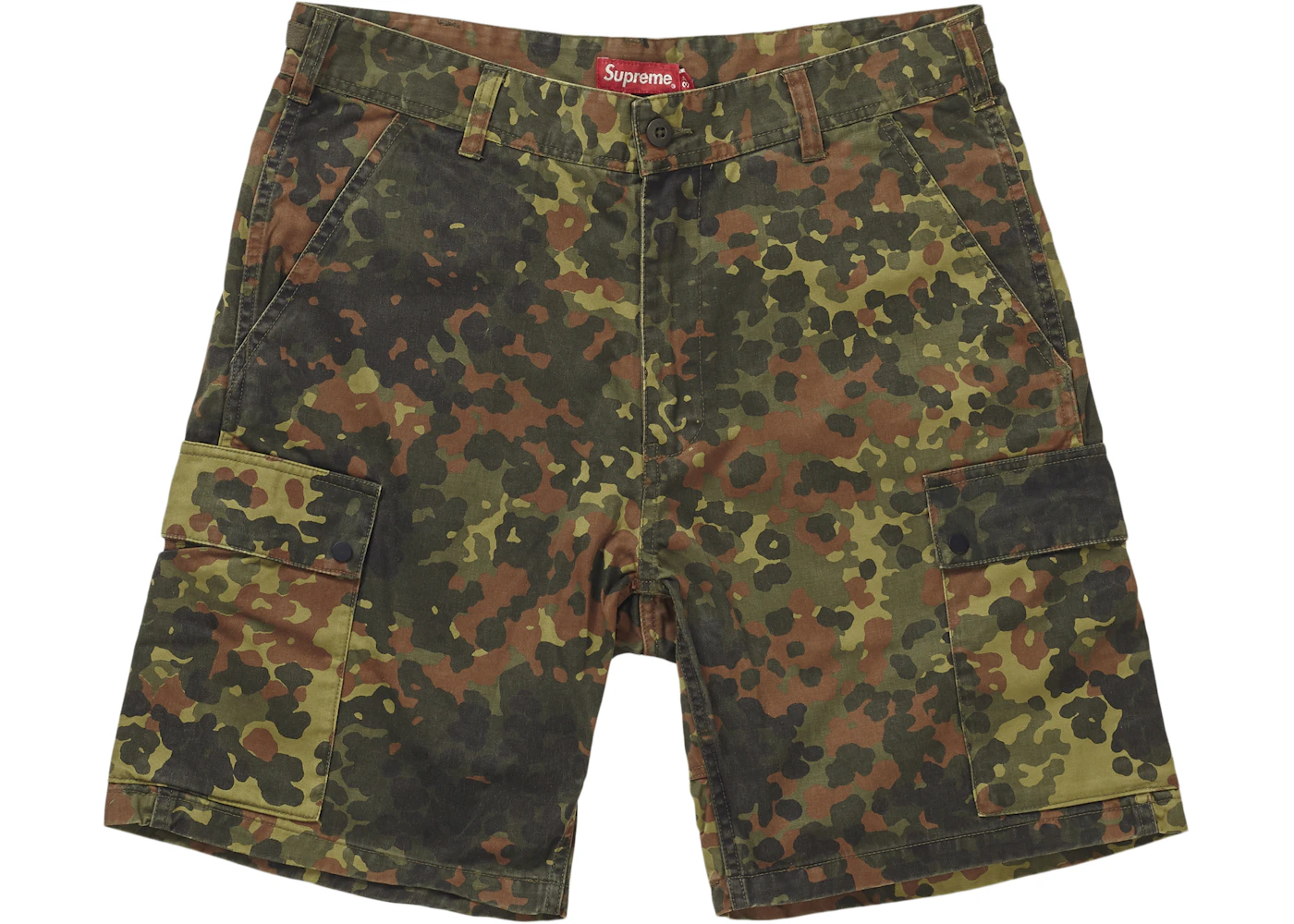 Supreme Cargo Short (SS19) Verde oliva Camuflaje Alemán Hombre