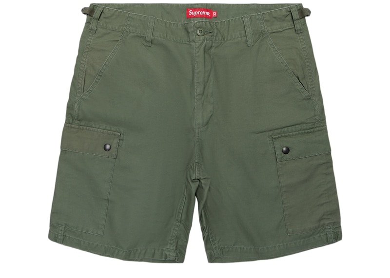 SS20 Olive Cargo Short Supreme 34-eastgate.mk