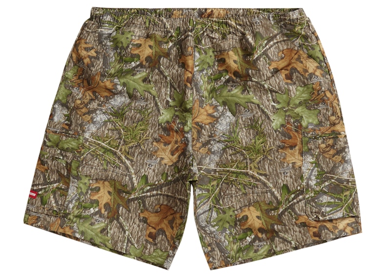 supreme camo cargo shorts