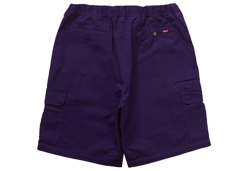 Supreme Cargo Work Short Purple Men's - SS22 - US