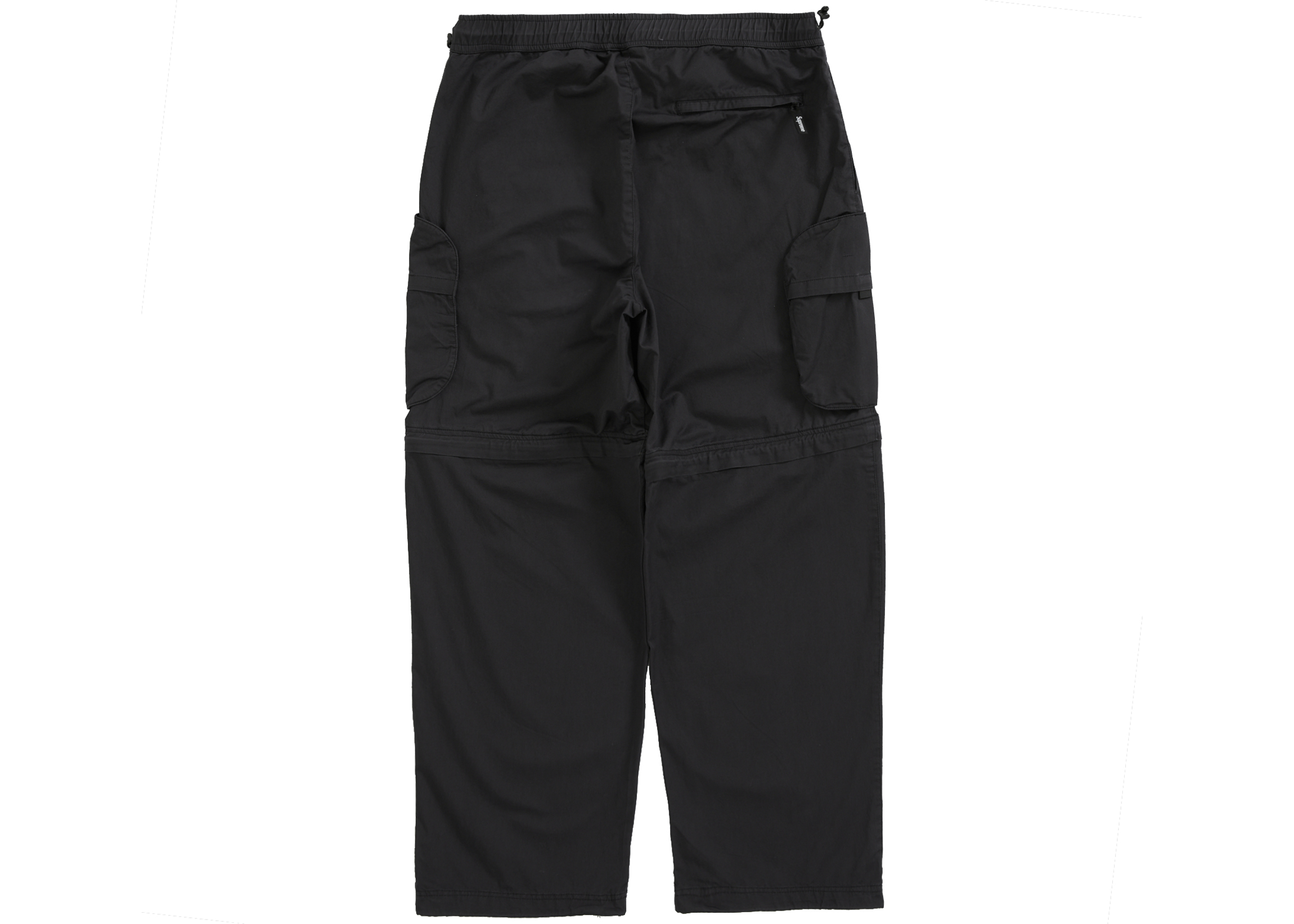 Organic Cotton Zip Cargo Pants, Black — District Vision