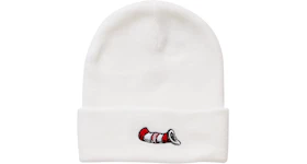 Supreme Cat in the Hat Beanie White